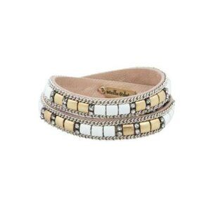 ✨ Stella & Dot Rhinestones Crystals Pave Beads Beaded Cady Wrap Bracelet ✨